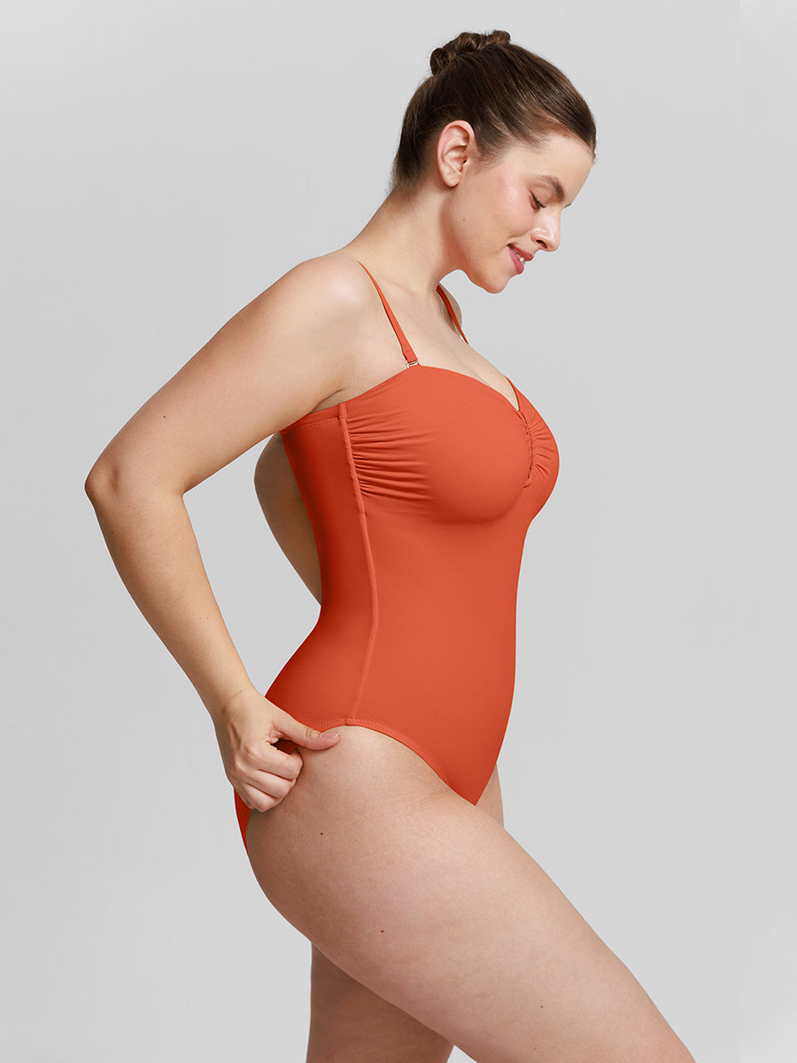 Silhouette One-Piece Swimsuit, црвена боја – страничен поглед