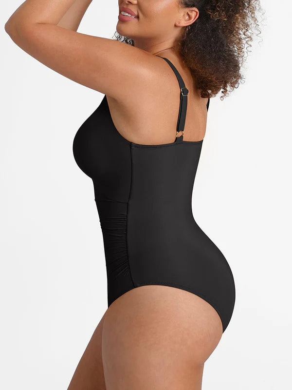 Soleil Sculpt Swimsuit, црна боја – страничен поглед