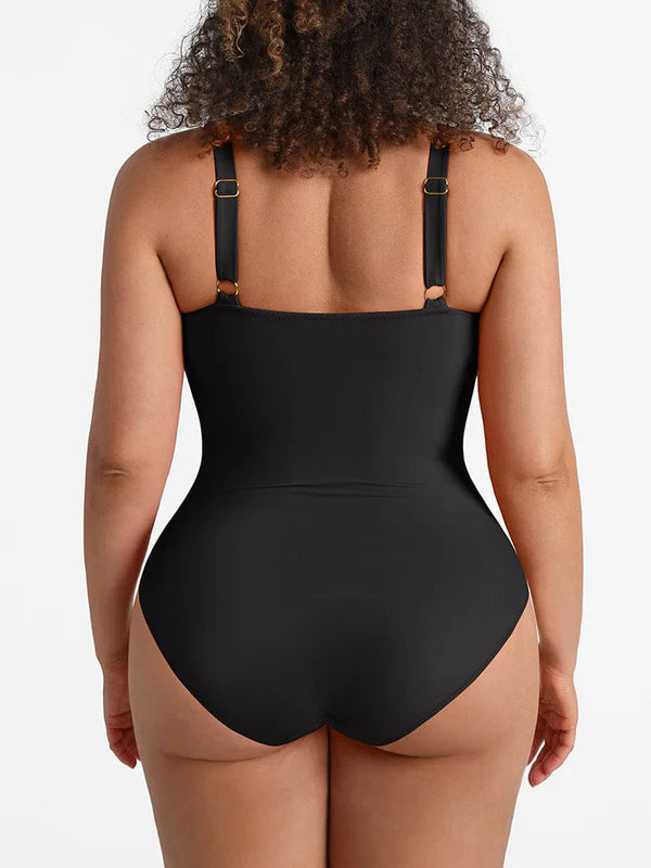 Soleil Sculpt Swimsuit, црна боја – поглед од назад