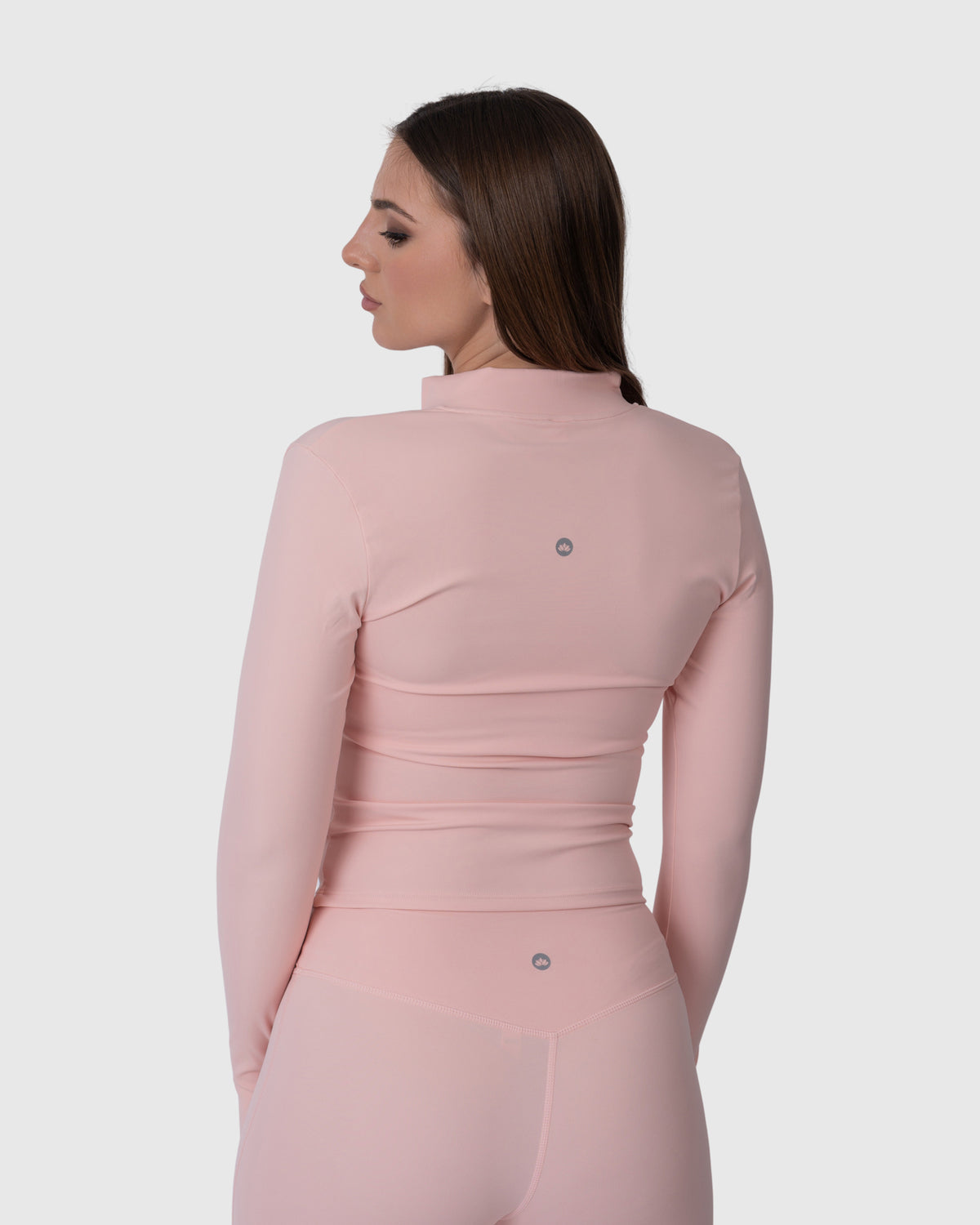 Align Soft Sculpt Jacket, пепелно розова боја – поглед од назад