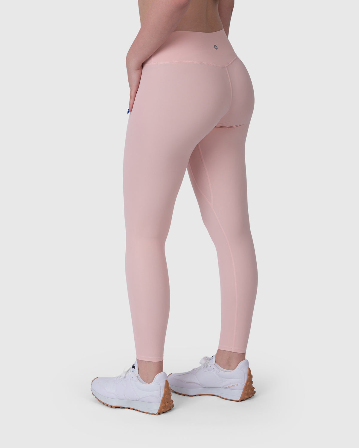 Align Soft High Waisted Leggings, пепелно розова боја – поглед од назад под агол